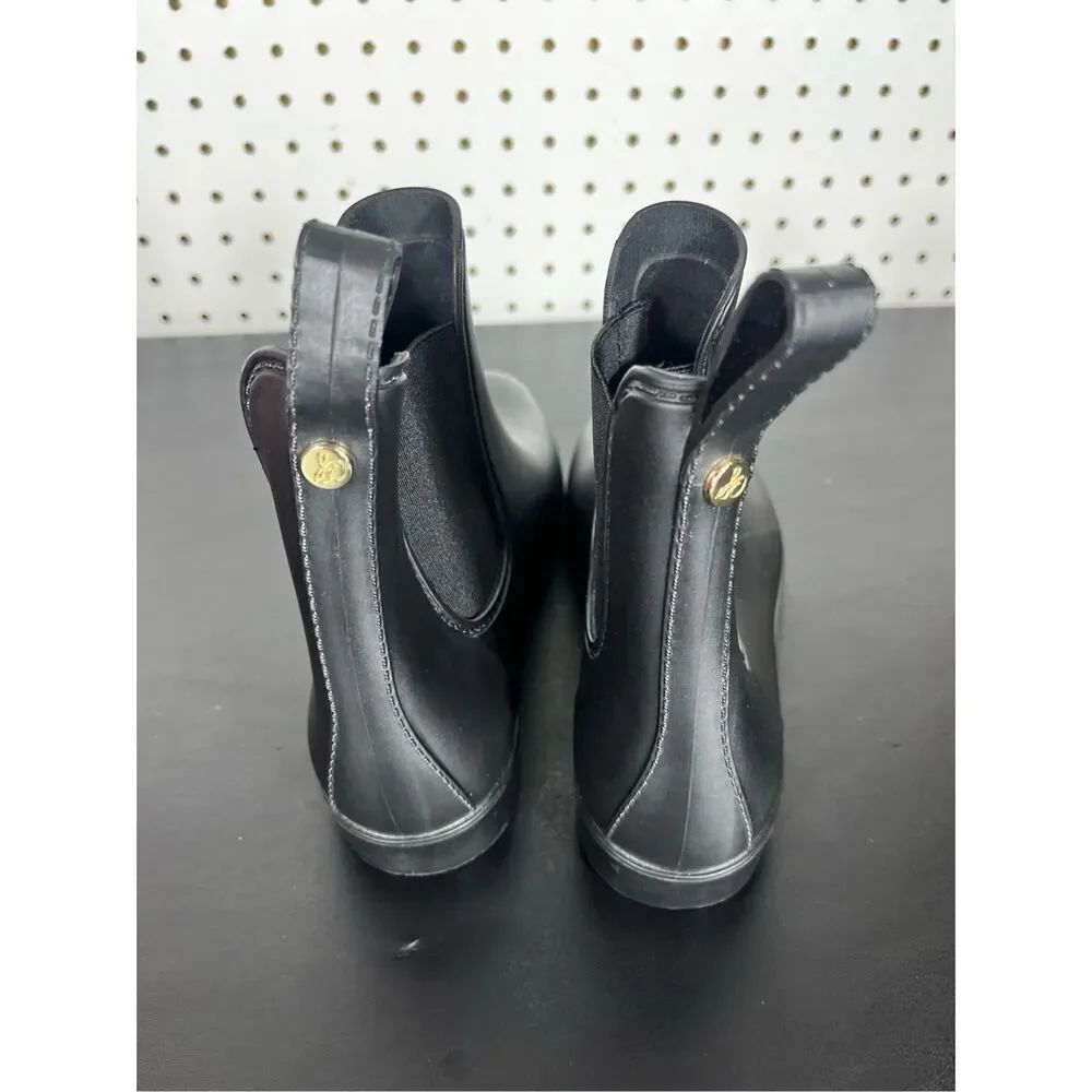 Sam Edelman Womens Tinsley Black Rubber Boots size 9 - Picture 5 of 11